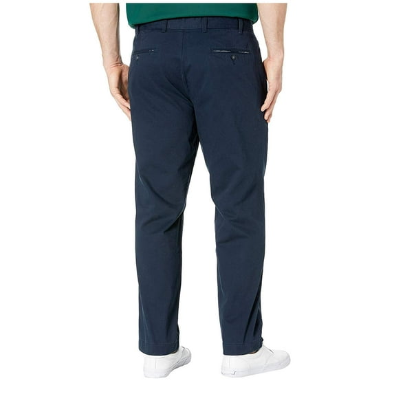 Nautica Big & Tall Big & Tall True Flat Front Pant True Navy