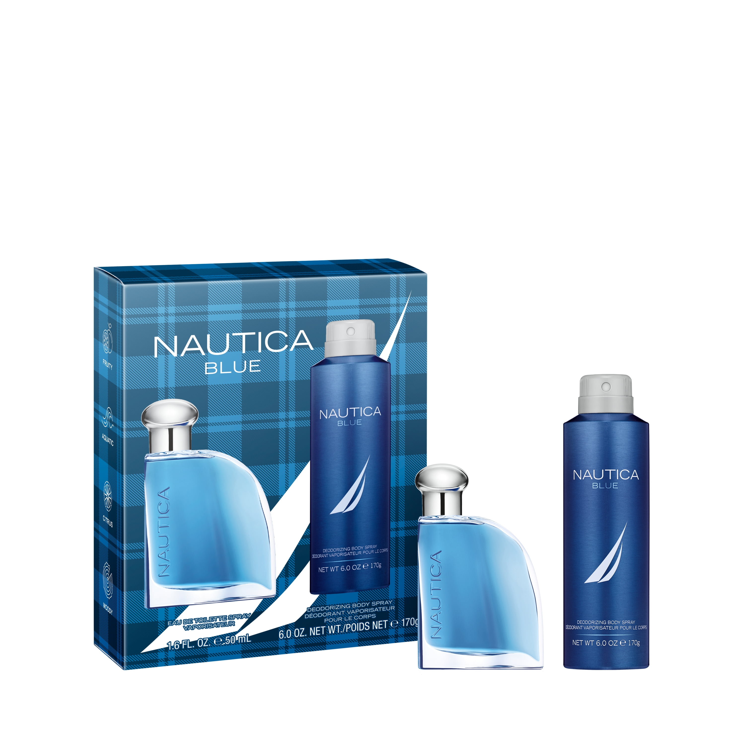 Nautica Blue Men's 2-Pc. Eau De Toilette & Body Spray Holiday Gift Set
