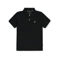 thumbnail image 1 of Nautica Boys' Anchor Polo Shirt Color: black Size: 10 - 12, 1 of 1
