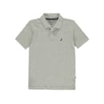 thumbnail image 1 of Nautica Boys' Anchor Polo Shirt Color: heather gray Size: 8, 1 of 3