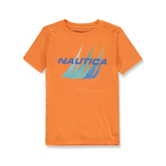 Nautica Boys' Coastal T-Shirt Color: orange Size: 5