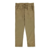 Nautica Boys’ Drawstring Twill Pants Color: khaki Size: 4