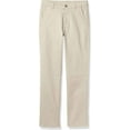 thumbnail image 1 of Nautica Boys Flat Front Stretch Twill Chino Khaki Pant 10 Khaki, 1 of 4