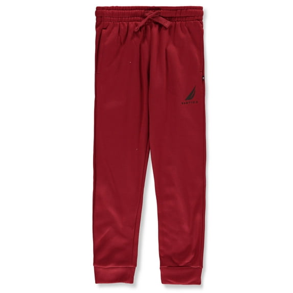 Nautica Boys' Sail Joggers Color: red Size: 8