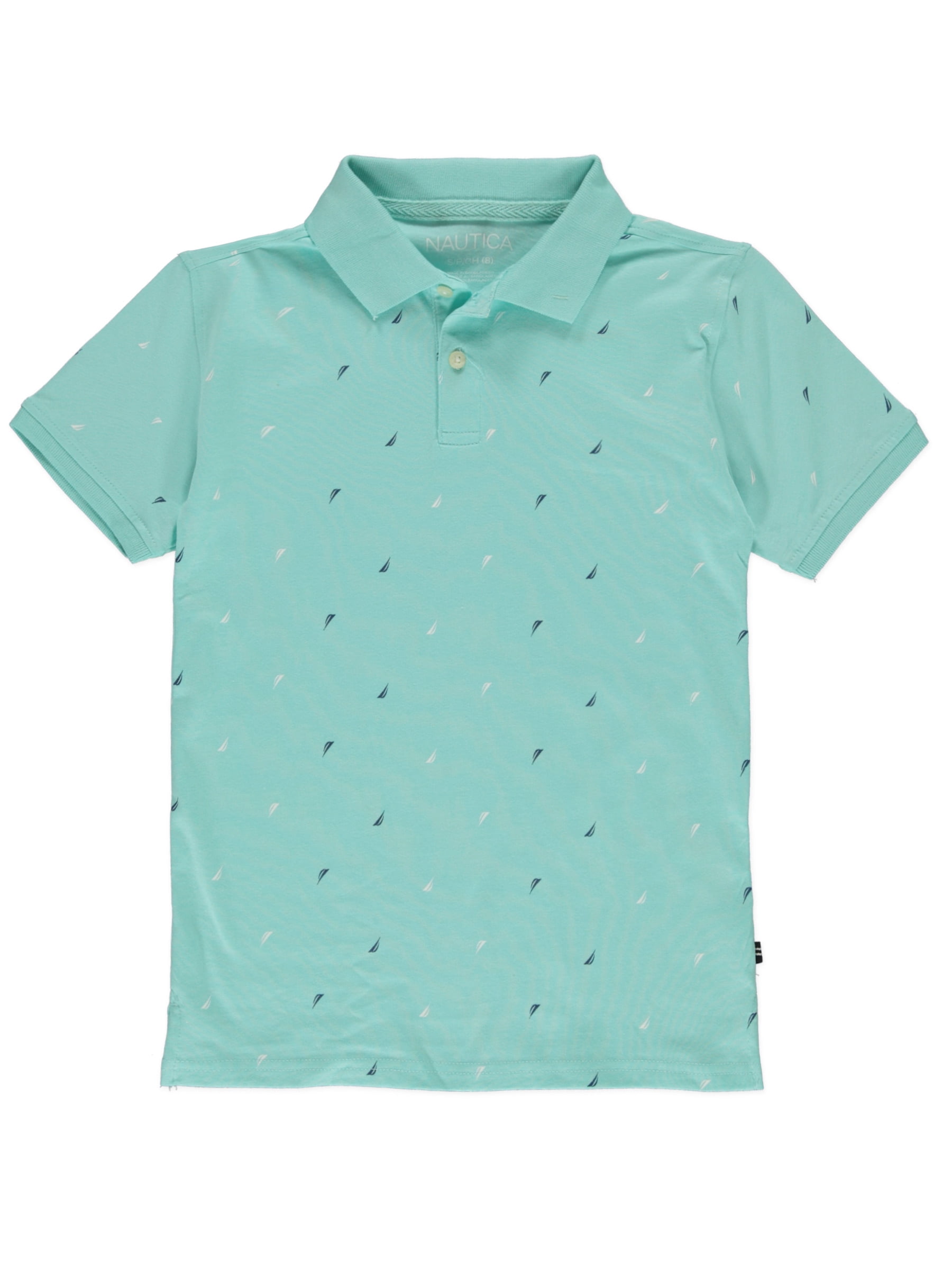 Nautica Boys' Sail Polo Shirt Color: aqua blue Size: 8 - Walmart.com