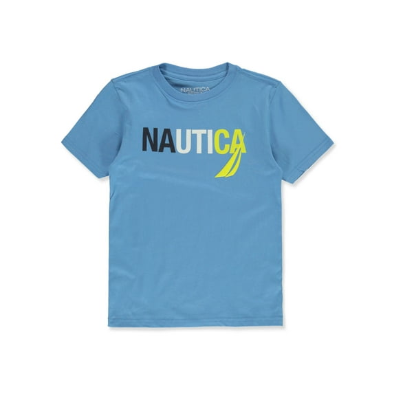 Nautica Boys' Tri-Color T-Shirt Color: blue Size: 14 - 16