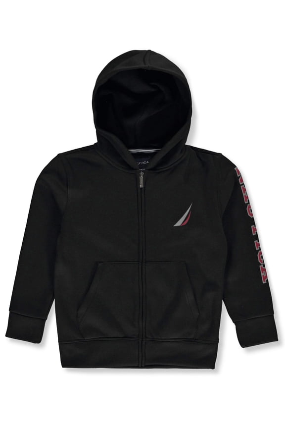 Boys' Varsity Hoodie Color: black Size: 10 - 12