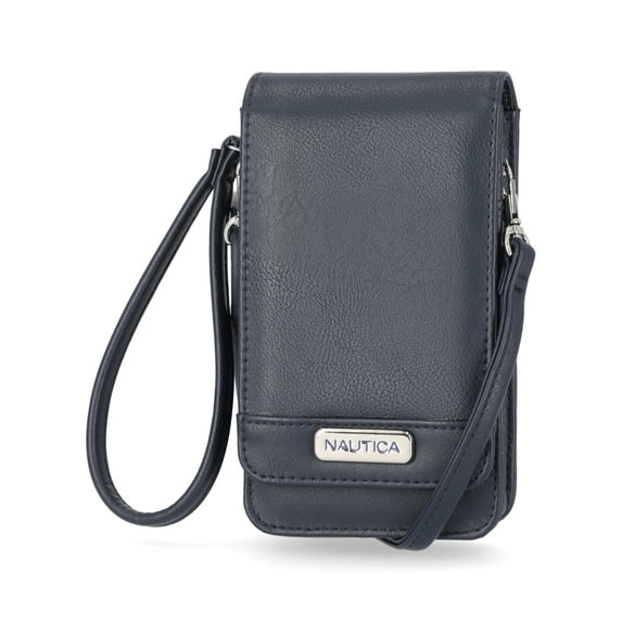 Nautica Catalina Vegan Leather RFID Womens Crossbody Cell Phone Purse Holder Wallet