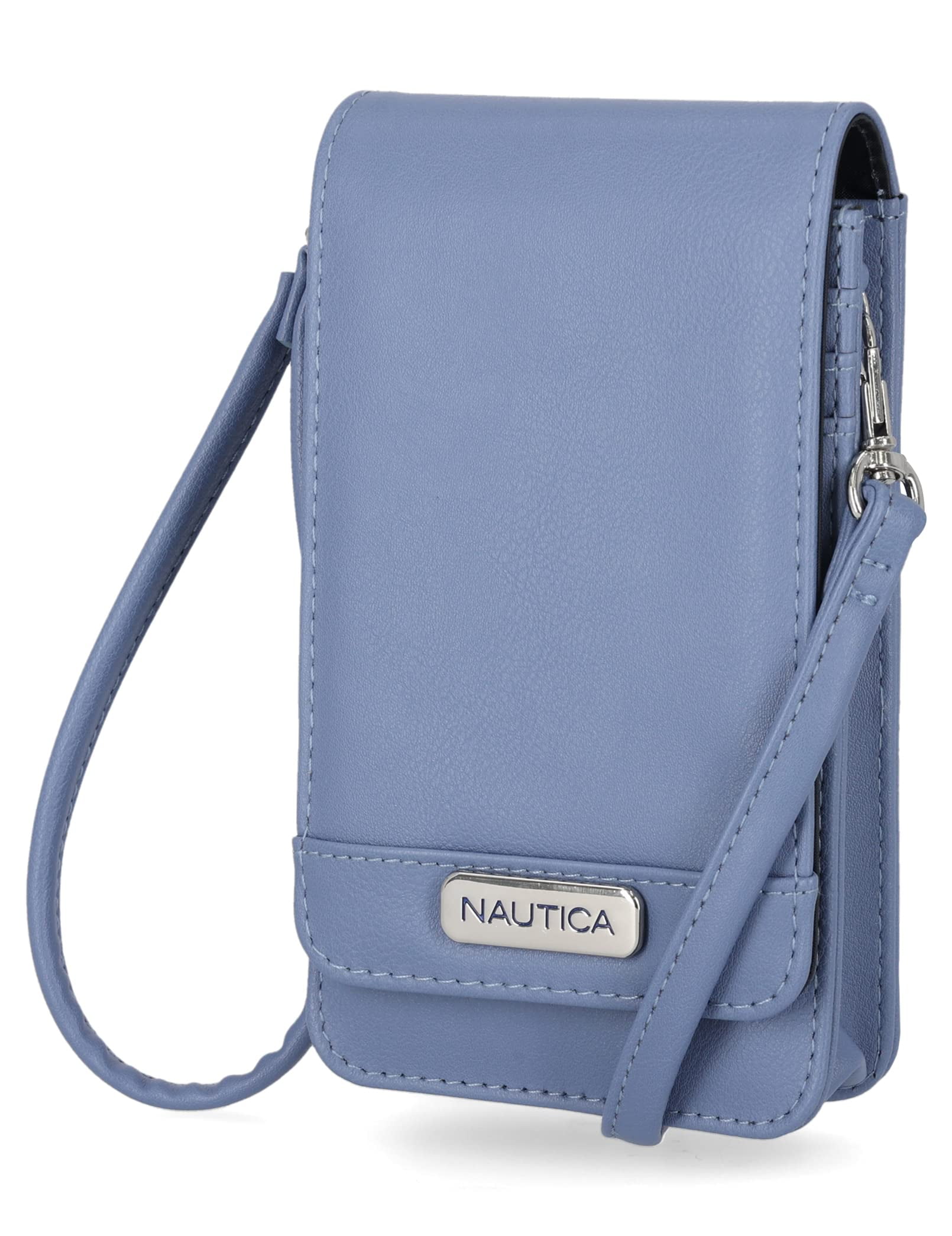 Nautica Catalina Borsa A Tracolla Donna In Pelle Vegana Con Protezione RFID – Porta Cellulare Compatto Con Cinturino, Ideale Per Viaggio