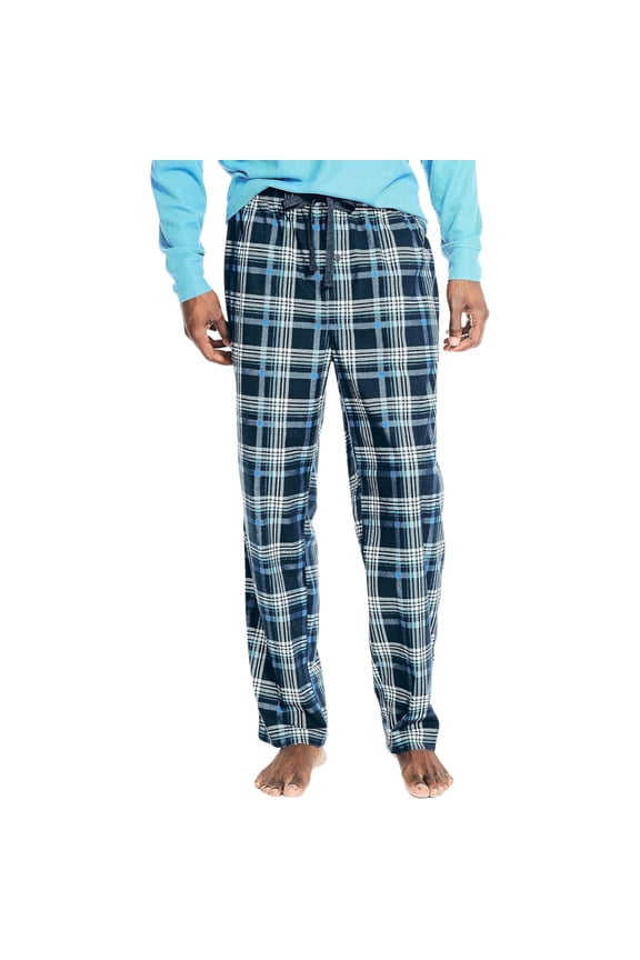 Classic Fit Drawstring Sleep Pants Small Navy Blue