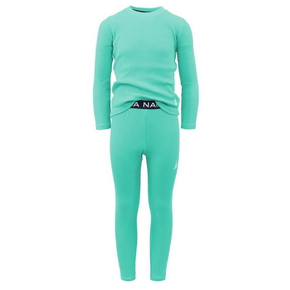 Nautica Girls 4-16 2-Piece Thermal Underwear Set