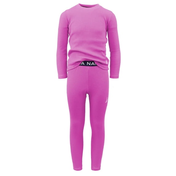 Nautica Girls 4-16 2-Piece Thermal Underwear Set