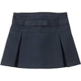 thumbnail image 1 of Nautica Girls School Uniform Pleated Scooter with Pockets 3T Navy/Bow, 1 of 2