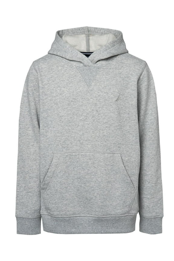 HEATHER GRAY Little Boys Pullover Fleece Hoodie, US Small (4) REG