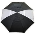 Nautica Home 2 Piece Vented Golf & 2 Person Umbrella Set (Black