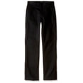 thumbnail image 1 of Nautica Husky Boys' Uniform Flat Front Pant, Black, Large/16, 1 of 2