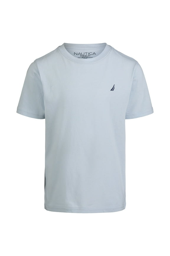 ICE BLUE Boys' Coast Crewneck Tee, US Medium-5