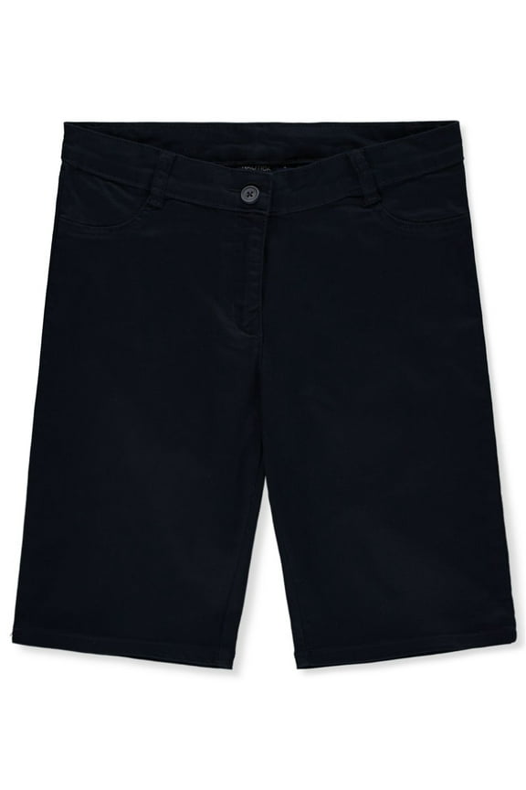 Junior Girls' Bermuda Shorts Color: navy Size: junior 1