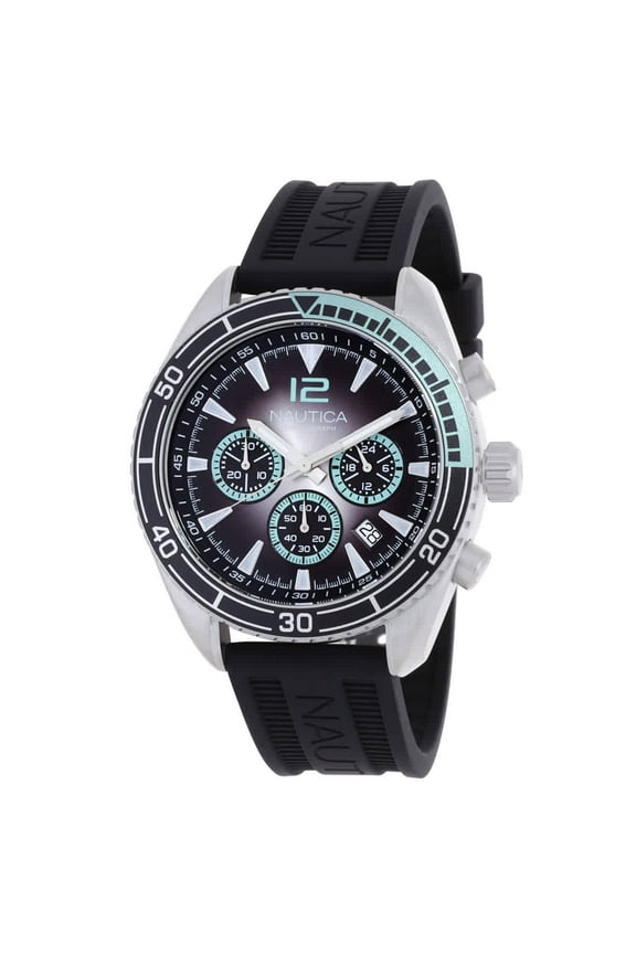 Key Biscane Chronograph Quartz Black Dial Men's Watch NAPKBF305
