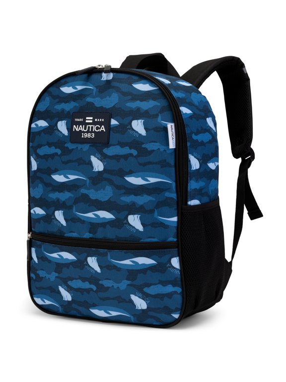 Kids 16" Back to Basics Cushioned Kids Backpack, Polar Camo