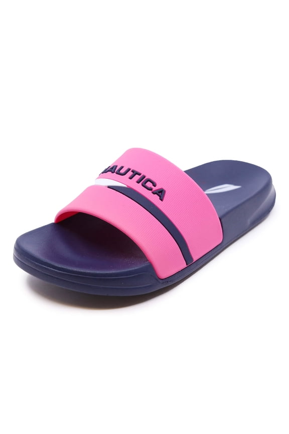 Kids Girls Slip-On Sandal Athletic Slide Youth Big Kid Little Kid-Stono 2 Youth-Neon Pink Size-13