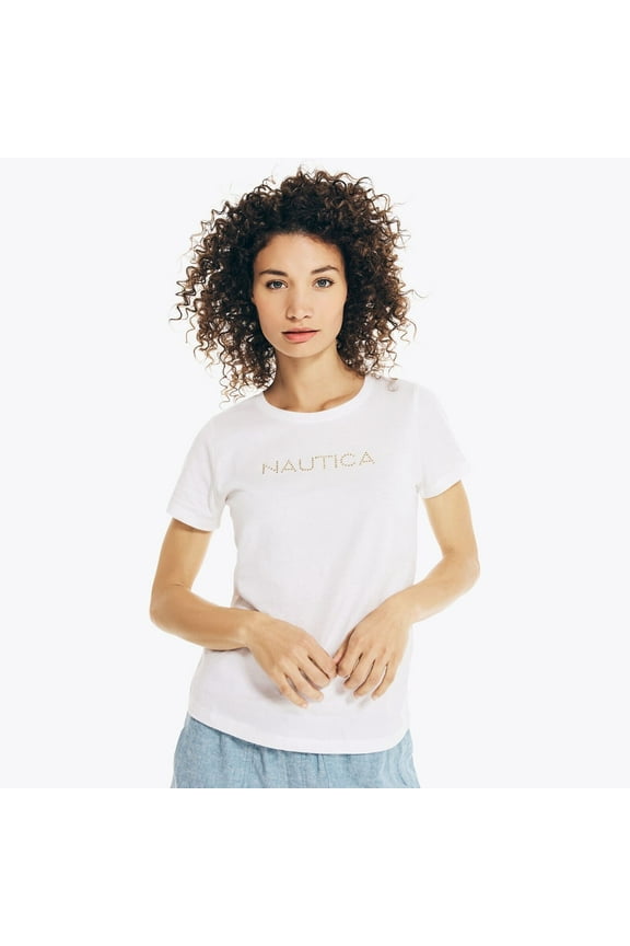 Ladies' Logo Tee 1585925 (White, Small)