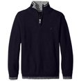 thumbnail image 1 of Nautica Little Boys' 4-7X Quarter Zip Neck Sweater (Navy 7X), 1 of 1