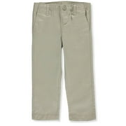 Nautica Little Boys' Flat Front Twill Pants (Sizes 4 - 7) - khaki, 7