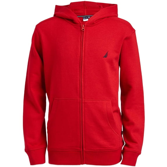 Nautica Little Boys Full Zip Fleece Hoodie;4