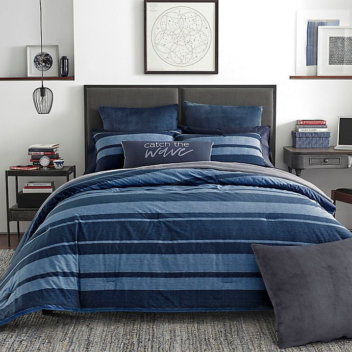 Navy and white twin bedding hotsell