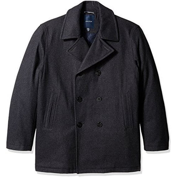 Nautica Men's Big & Tall Wool Peacoat