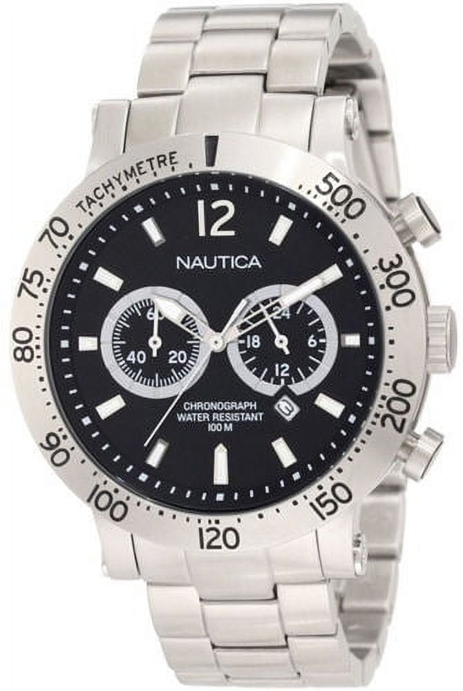 Nautica Men s Black NWS Chronograph Watch N23097G Walmart