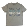 thumbnail image 1 of Nautica Men's Crewneck Graphic Ribbed Collar Cotton T-Shirt (Grey Heather, XXL), 1 of 1