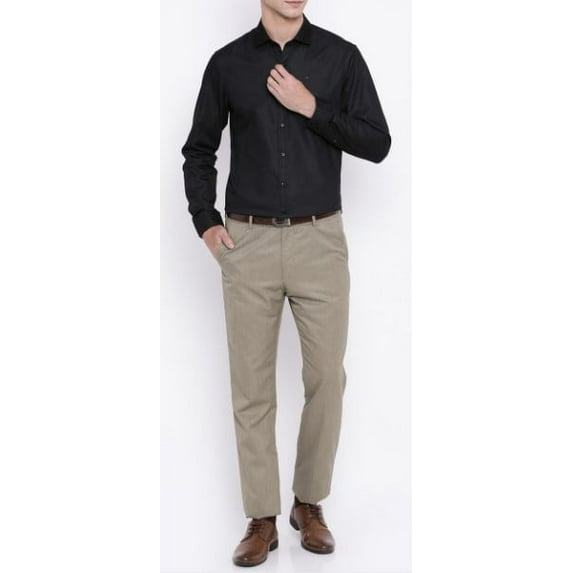 Nautica Men's Dress Shirt - Performance Super Shirt - Slim Fit (Black, L 16-16.5 34/35)
