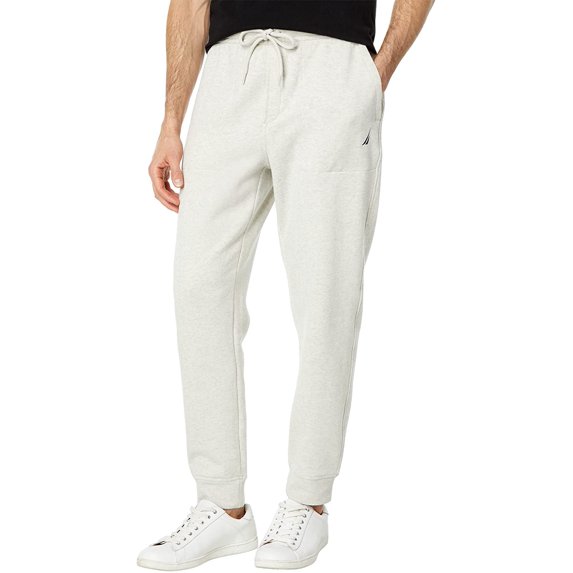 Nautica Men's Fleece Joggers White Size Medium