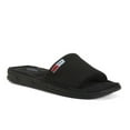 thumbnail image 1 of Nautica Men's Indoor Outdoor Comfort Fleece Lined Open Toe Slide Slippers-Black / M(9-10), 1 of 2