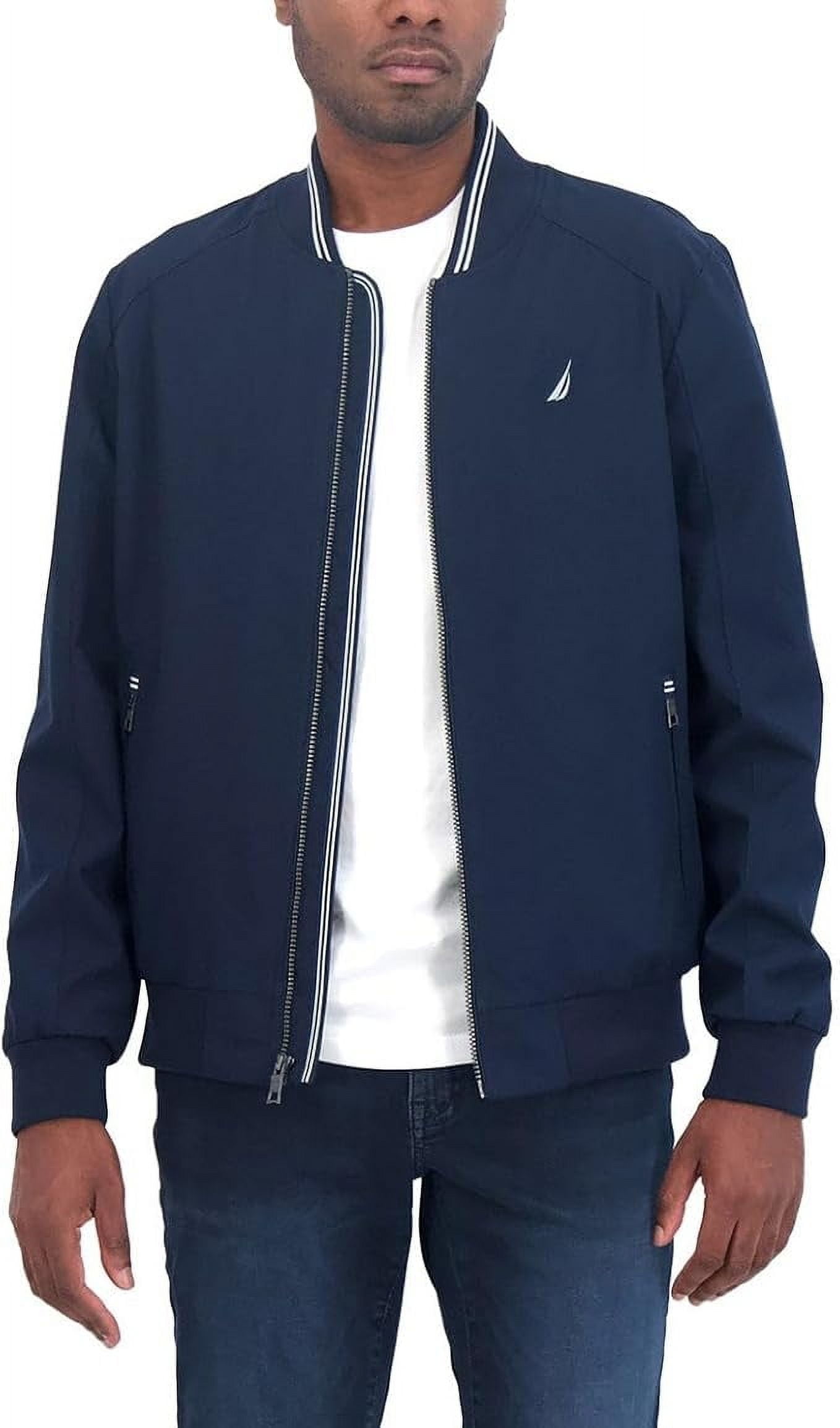 Nautica Men's Lightweight Bomber Jacket, Blue, Medium - Walmart.com