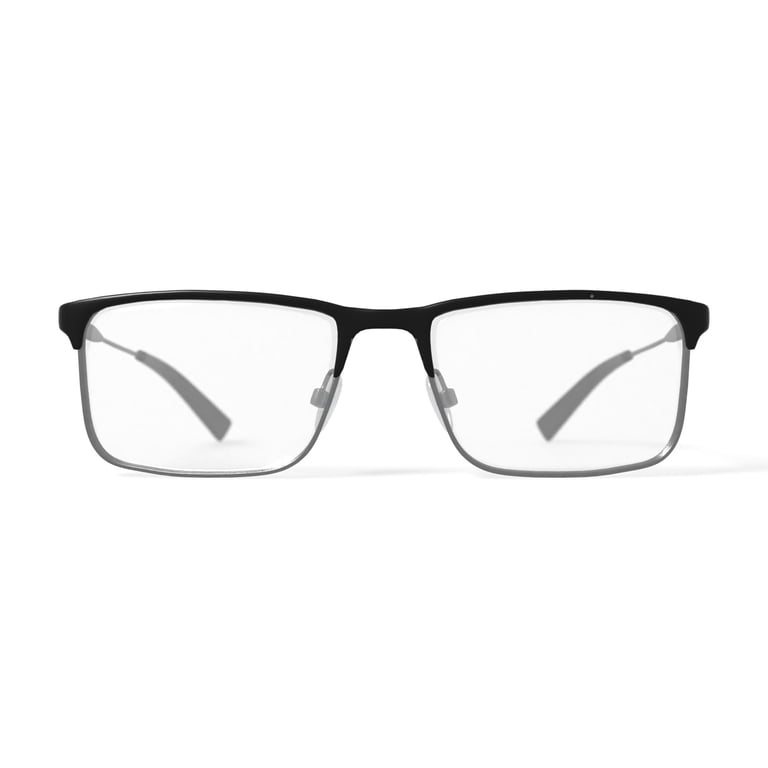 Nautica Men's N7295 Prescription Eyeglasses with Case, Matte Black