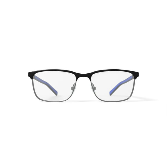 Nautica Men's N7310 Prescription Eyeglasses with Case, Matte Black