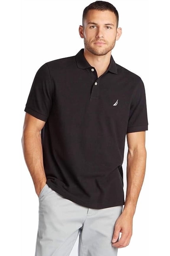 Men's Navtech Classic Fit Performance Polo, True Black, XX-Large