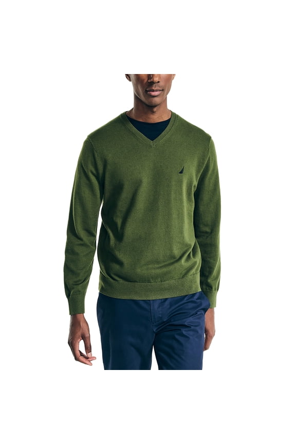 Men's Navtech V-Neck Sweater, Chive, XX-Large