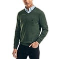 thumbnail image 1 of Nautica Men's Navtech V-Neck Sweater, Forest Green Night Heather, Size XL, 1 of 5