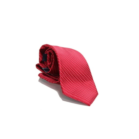 Nautica Men's Neck Tie Adrift Geometric Solid Skinny Slim Silk Red Not Applicable