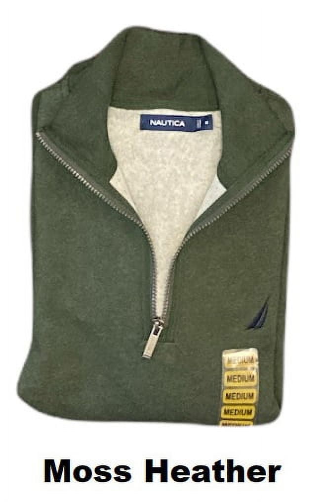 Nautica men's quarter zip fleece pullover cheap