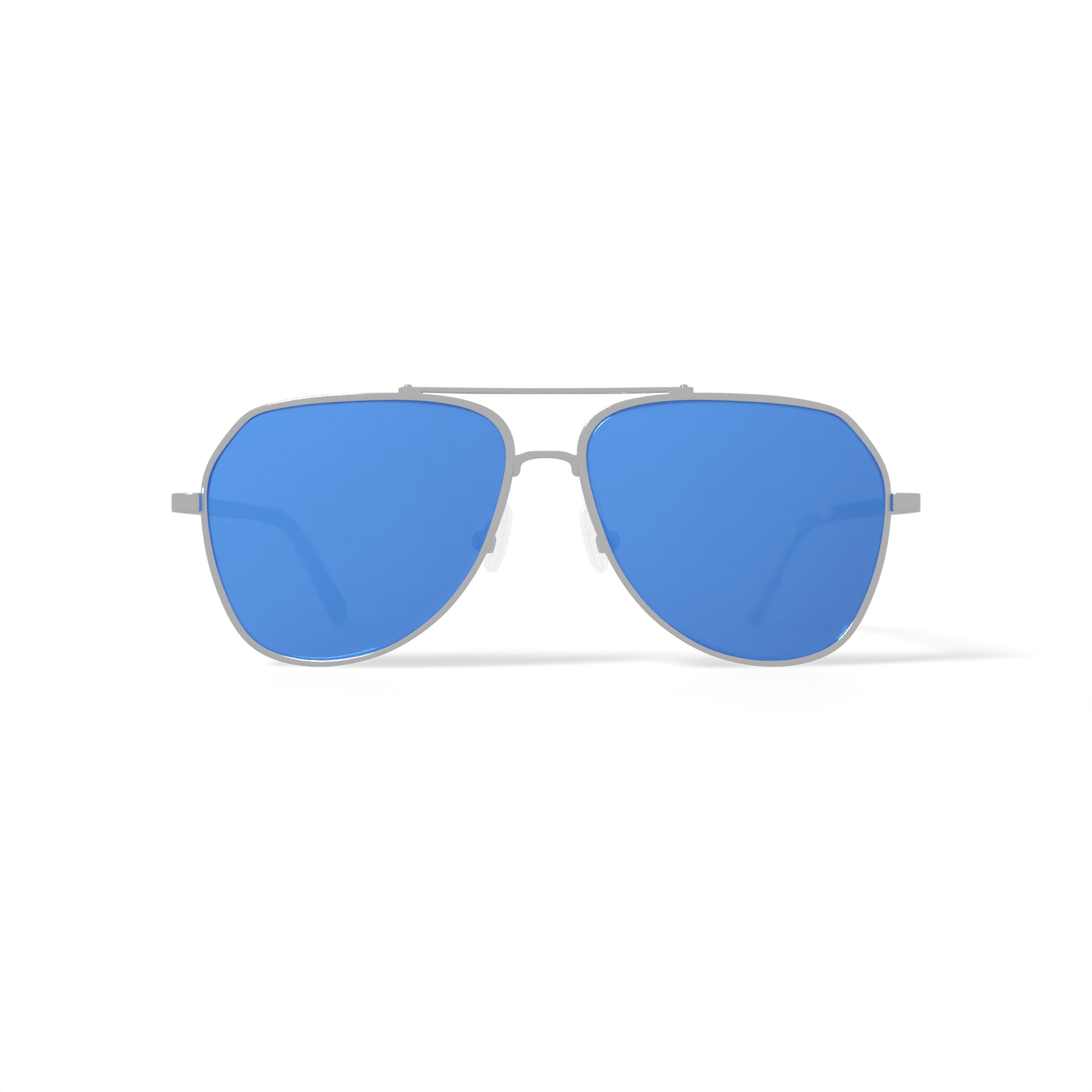 Nautica Men's Rx'able Sport Sunglasses, N9207S, Matte Silver, 60