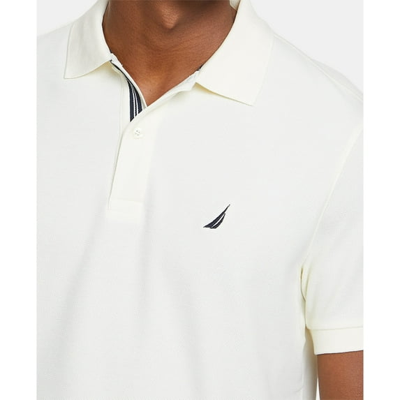 Nautica Men's SAIL CREAM Classic Fit Short Slv Performance Deck Shirt XL
