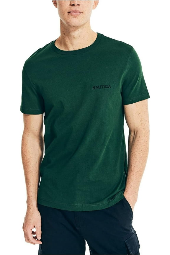 Men's Short Sleeve Solid Crew Neck T-Shirt X-Large Tidal Green Solid