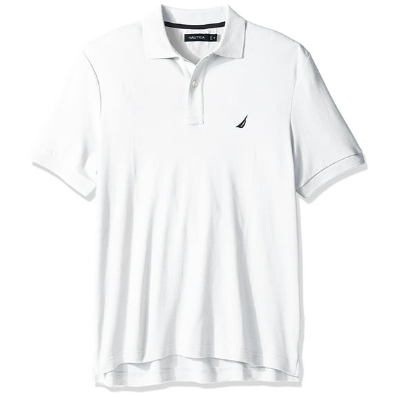 Nautica Men's Solid Deck Interlock Polo Shirt