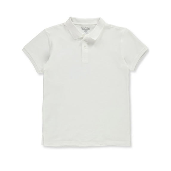 Nautica Men's Stretch Pique Polo Shirt Color: white Size: s