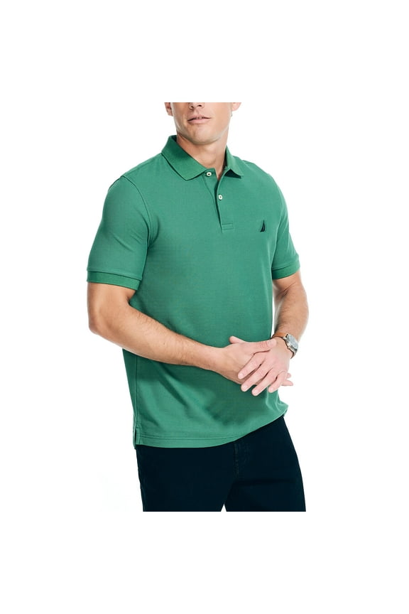 Men's Sustainably Crafted Classic Fit Deck Polo, Coastal Pine, X-Large